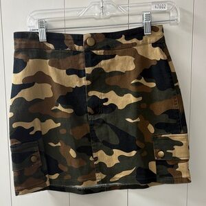Forever 21 Camouflage Mini Skirt